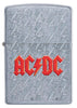 Front of AC/DC Lightning Logo Windproof Lighter