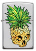 Front of Leaf Skull Pineapple Design Windproof Lighter