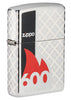 600 Millionth Zippo Lighter Collectible standing at a 3/4 angle