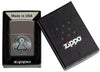 Dollar Design Black Ice Windproof Lighter in its packaging