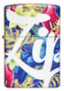 Front of Zippo Floral Design 540 Color Windproof Lighter