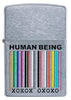Front of Human Being Design Street Chrome™ Windproof Lighter