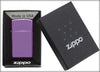Front view of the Abyss Slim Windproof Zippo Lighter in packaging.