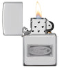 Ford High Polish Chrome Windproof Lighter