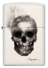 Spazuk White Matte Skull Design Colour Image Windproof Lighter