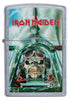 Iron Maiden Street Chrome Colour Image Windproof Lighter