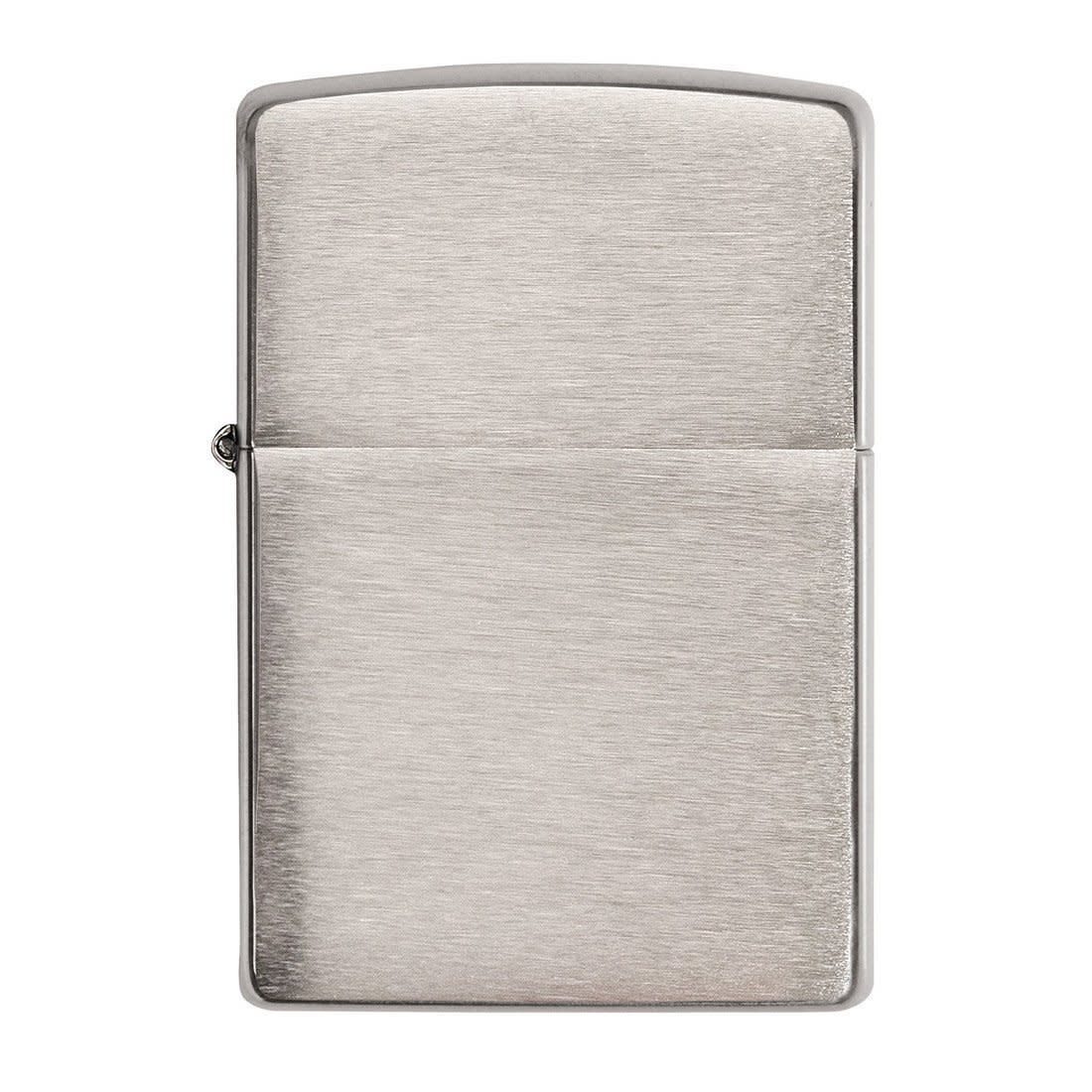 Front view of the Brushed Chrome Lighter