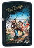 Iron Maiden Black Matte Colour Image Windproof Lighter 'The Trooper' Design
