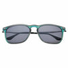Green Polarized Slender Teardrop Sunglasses