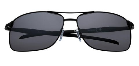 Black Polarized Pilot Sunglasses