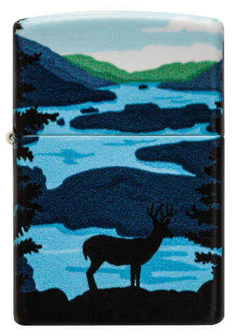 Front of Deer Landscape Design 540 Color Windproof Lighter