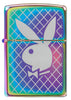 Front of Playboy Bunny Logo Multi Color Windproof Lighter