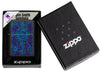 Zippo John Smith Gumbula Black Light Design Black Matte Windproof Lighter in its packaging.