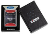 Ford Mustang Brushed Chrome Windproof Lighter in its packaging.