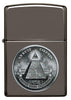 Front of Dollar Design Black Ice Windproof Lighter