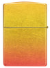 Back shot of Ombre Orange Yellow 540 Fusion Windproof Lighter.