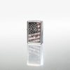 Lifestyle image of Americana Flame Design Street Chrome™ Windproof Lighter.